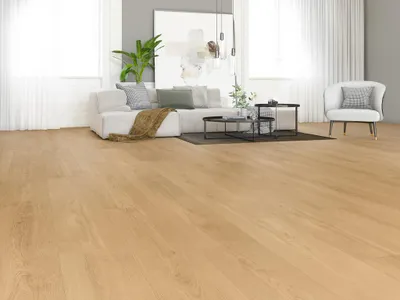 Produktbild von BASICfloor | 2,538 m² | Grau 129x920mm Designboden Vinylboden, Landhausdiele Eichenoptik, CERAMIN 5mm Klickboden, Feuchtraumgeeignet Trittschalldaemmung, PVC Frei Recyclingfaehig