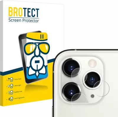 Produktbild von BROTECT Schutzglas für Apple iPhone 11 Pro (NUR Kameraschutz) Schutzfolie Panzer Folie Glas Display Schutz klar
