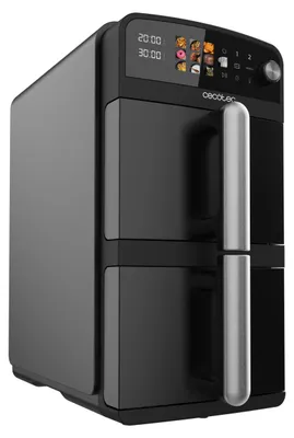 Produktbild von Cecotec Heißluftfritteuse Cecofry Duolevel 10000 2400W 10L 2 Stapelbare 5L Körbe Touchpanel Sync 10 Programme