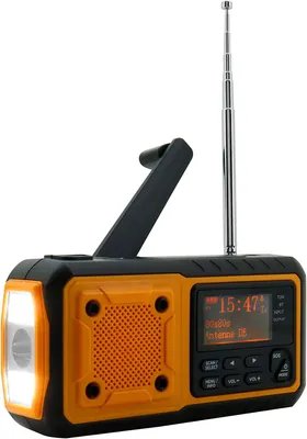 Produktbild von Soundmaster DAB112OR, Tragbar, Digital, DAB+, FM, 1 W, Schwarz, Orange, Tasten