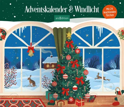 Image de Calendrier de l'Avent "Lichterglanz" avec bougies