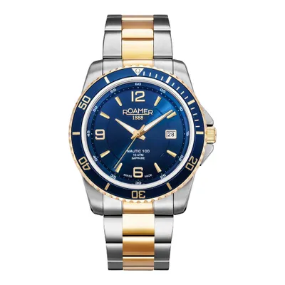 Produktbild von Roamer Herren Uhr Analog Quarz 862844 47 45 20 Nautic 100 Edelstahl