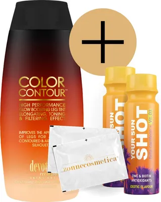 Produktbild von Devoted Creations - Color Contour + 2 Your Sun Shots + 2 Erfrischende tücher