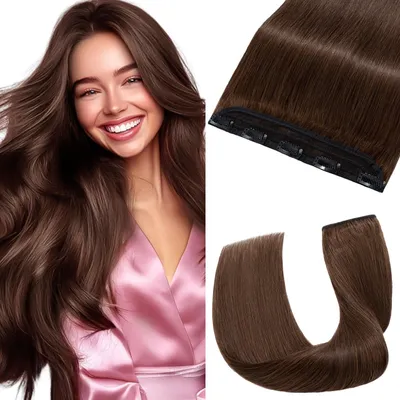 Image de Solidchoice - Extensions capillaires en cheveux naturels, lot de 4