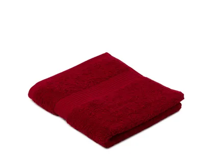 Produktbild von sleepling - liebling Handtuch, 100% hochwertige Baumwolle, mit Schlaufe, 50 x 100 cm, waschbar & trocknergeeignet, formstabil, weich, bordeaux