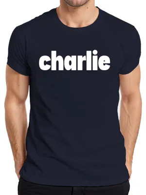 Obrázok produktu pre Charlie Writing Charlie Kirk Protest Republican Patriot Pánske tričko, Navy, L