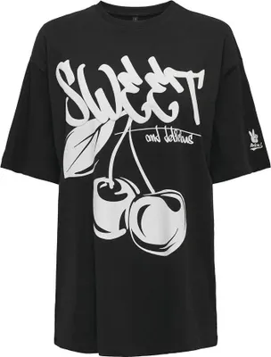 Obrázek produktu pro Only Cilla Life Tričko s krátkým rukávem Black M Dámské Black M