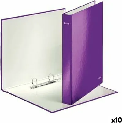 Produktbild von Leitz - Ringband Leitz Wow 4241 2Rings A4 Purple | 1 Stück | 10 Stück