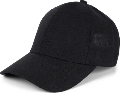 Produktbild von styleBREAKER Uni Leinen Baseball Cap | Verstellbare 6-Panel Basecap mit gebogenem Schirm | Atmungsaktive Sommer Mütze mit Metallschnalle | Leicht, Bequem & Stilvoll