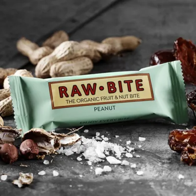Produktbild von Raw Bite Fruchtriegel Peanut glutenfrei -- 50g