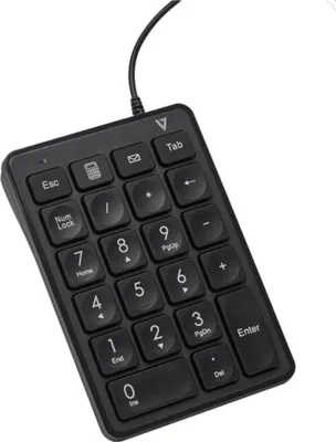 Obrázok produktu pre V7 KP350, USB, 22, Laptop/PC, 1,8 m, Čierna