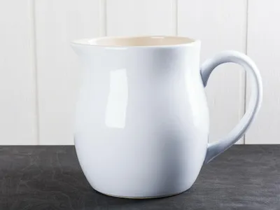 Produktbild von IB Laursen MYNTE Kanne 2,5 Liter Weiß Keramik Geschirr PURE WHITE Krug Karaffe