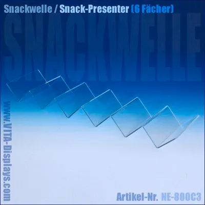 Produktbild von Snackwelle / Snack-Presenter (56,5 x 15,0 cm) (5 Stück)