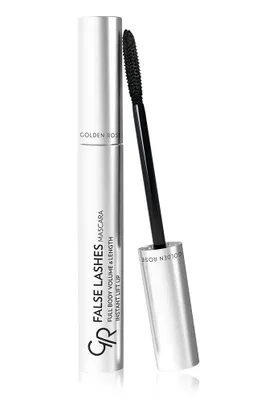 A mascara tube and wand are shown against a white background.