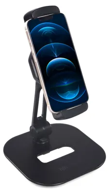Zdjęcie produktu dla Uchwyt na telefon i tablet do biurka FLEXMOBI IV – regulowany, uniwersalny uchwyt na telefon i tablet