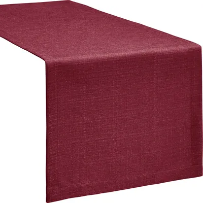 Produktbild von Erwin Müller Tischläufer Krefeld" weinrot 50x150 cm"