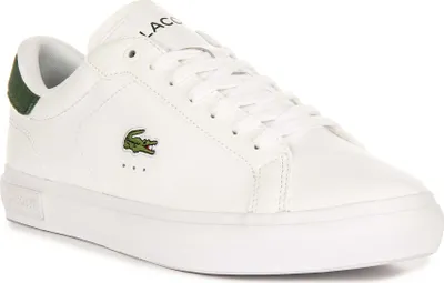 Produktbild von Lacoste Powercourt in Weiß Grün für Herren – 8.5 UK - 42.5 EU - 9.5 US / White Green