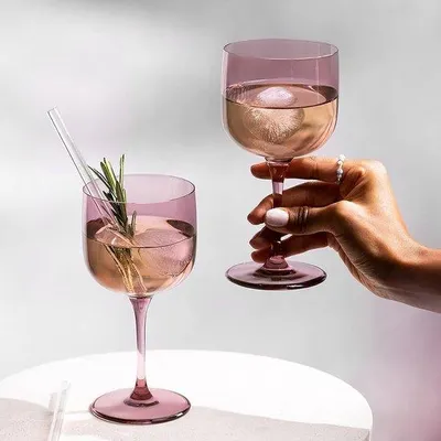 Produktbild von Weinbecher-Set 2-tlg., gefärbtes Glas, 270ml