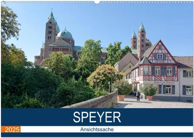 Produktbild von Speyer - Ansichtssache (Wandkalender 2025 DIN A2 quer), CALVENDO Monatskalender