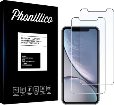 Obrázek produktu pro Tvrzené sklo pro iPhone XR [2 kusy] Screen Protector Film Anti-Scratch Glass Resistant Phonillico®