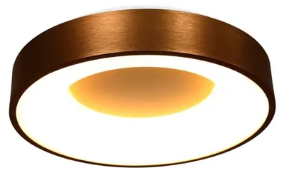 Produktbild von LED Deckenleuchte, dimmbar, bronze, weiß, H 9 cm
