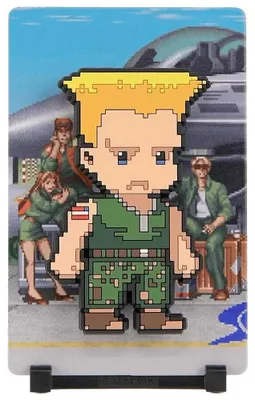 Produktbild von Street Fighter 2 FiGGYZ Magnet-Sammelfigur Guile 11 cm