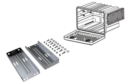 Image de Support horizontal en acier Magnelis pour le stockage de camions