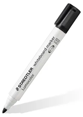 Produktbild von STAEDTLER Lumocolor 351 Whiteboard-Marker mit Rundspitze Einzelprodukt schwarz