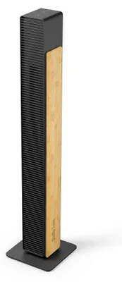 Image de Stadler Form Nick, ventilateur domestique vertical, bambou, noir, à poser, 49 dB, télécommande, 30 W