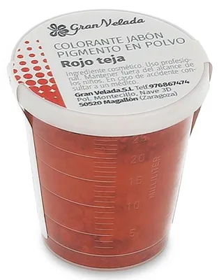 Produktbild von Gran Velada - Seifenpigment Ziegelrot migrationsarm Pulver 500 cm³