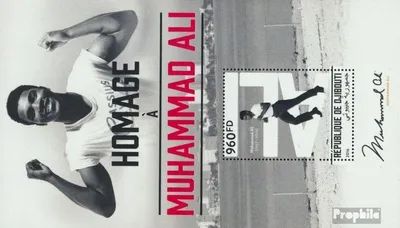 Produktbild von Briefmarken Dschibuti 2016 Mi Block 325 (kompl. Ausg.) postfrisch Mohamed Ali