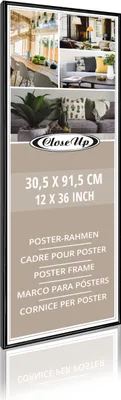 Produktbild von Posterrahmen 30,5 x 91,5 cm schwarz