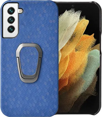 Produktbild von König Design Hülle kompatibel mit Samsung Galaxy S22 5G Kunststoff Soft Handyhülle - Handy Case Navy Blau