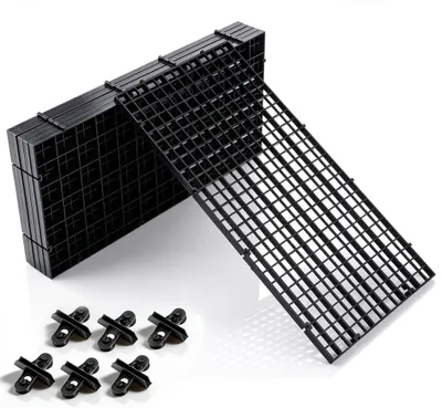 Image de Lot de 6 séparateurs pour aquarium avec ventouses