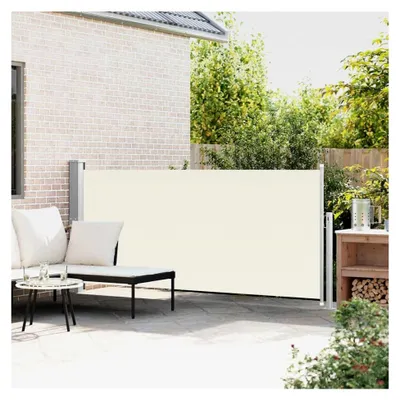 Produktbild von Ausziehbare Seitenmarkise 140x300 cm Creme, Balkonmarkise wasserdicht für Terrasse, Garten und Café