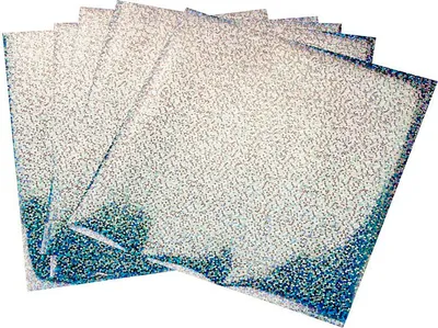 Produktbild von Metallische Folie Termoton Glitzersilber
