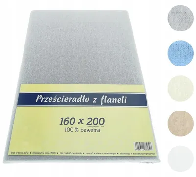 Produktbild von Fan Flanell Bettlaken Grau 200x220cm