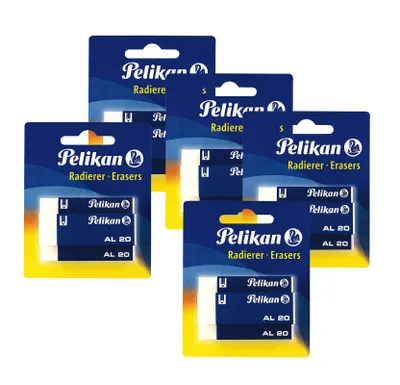 Produktbild von Pelikan 620112 Kunststoff-Radierer AL20 15 Stück Radiergummi