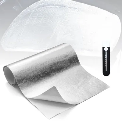 Produktbild von Aluminiumbeschichtete Hitzeschutzmatte, 60 x 400 cm, selbstklebend
