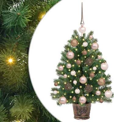 Obrázok produktu pre Umelý vianočný stromček s 150 LED-i Zelená 75 cm PE a PVC