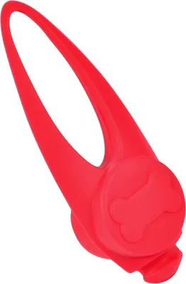 Obrázek produktu pro Peti-to-Go silikonový LED přívěšek na obojek Red
