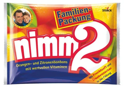 Obrázek produktu pro Storck Nimm2 ovocné bonbony s tekutou náplní a vitamíny 429g