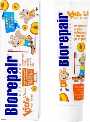 Produktbild von BIOREPAIR Kinderzahnpasta Pfirsichgeschmack 50 ml GA19887