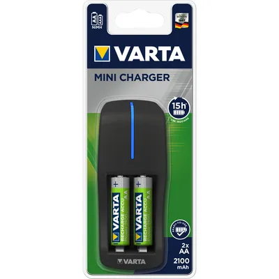 Produktbild von VARTA Ladegerät mit 2 Mignon AA Batterien