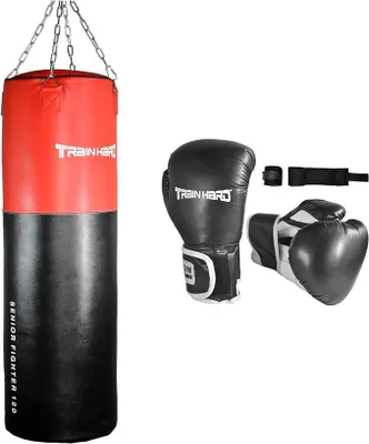 Imagen del producto de Conjunto de boxeo Hansson Sports®: Bolsa de boxeo, guantes de boxeo, vendas (disponible en tamaños de 80, 100 y 120 cm)