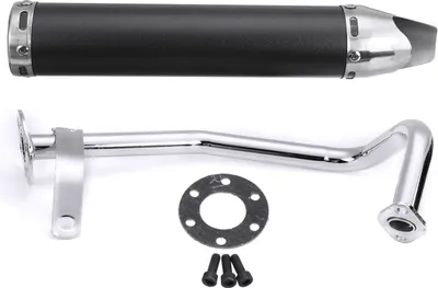 Immagine prodotto di Set di guarnizioni per tubi di scarico per scooter a 4 tempi GY6 50cc - Nero