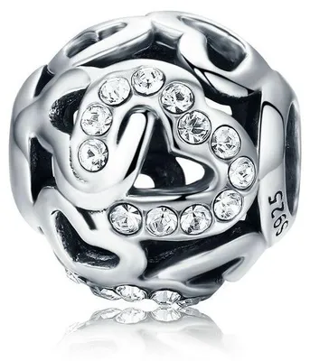 Produktbild von Silberner Charm Romantisch Herz
