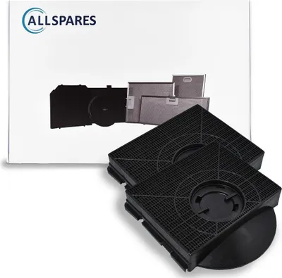 Produktbild von AllSpares Aktivkohlefilter (x2) für Dunstabzugshauben geeignet für Whirlpool