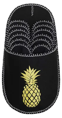 Produktbild von ONVAYA® ABS Gästepantoffel | Ananas | 6er Set | Antirutsch Sohle | Hausschuhe |