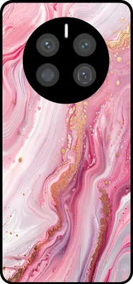 Produktbild von Smartphonica Telefon Fall geeignet für Huawei Mate 50 Pro mit Marmor-Druck - TPU zurück Abdeckung Fall Marmor-Design - Pink
